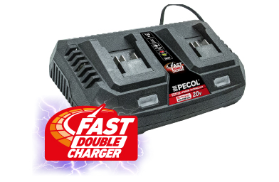 Carregador Duplo Rápido V20 CDR PECOL