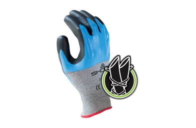 Luva Nitrilo Anti Corte S-TEX 376 SHOWA