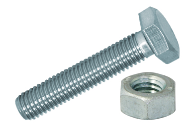 DIN933 6.8 Zincado Com Porca DIN934