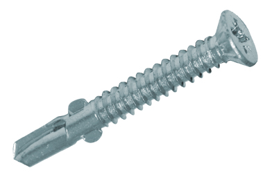 Parafuso Autoperfurante Cabeça Embeber Pz Com Alhetas PCL9800