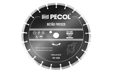 Disco Diamantado Segmentado Betão Fresco