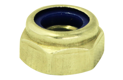 DIN985 Passo Fino Aço Passivado Amarelo