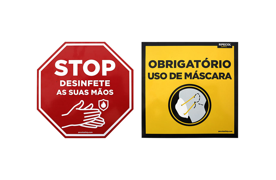 Sinalética em PVC