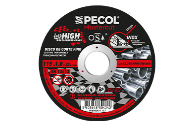 Disco Corte Fino Inox High Performance