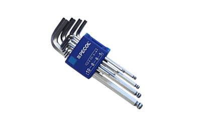 Conjunto 9 Chaves Sextavadas Pontas Redondas