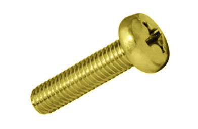 DIN7985 Ferro Latonado