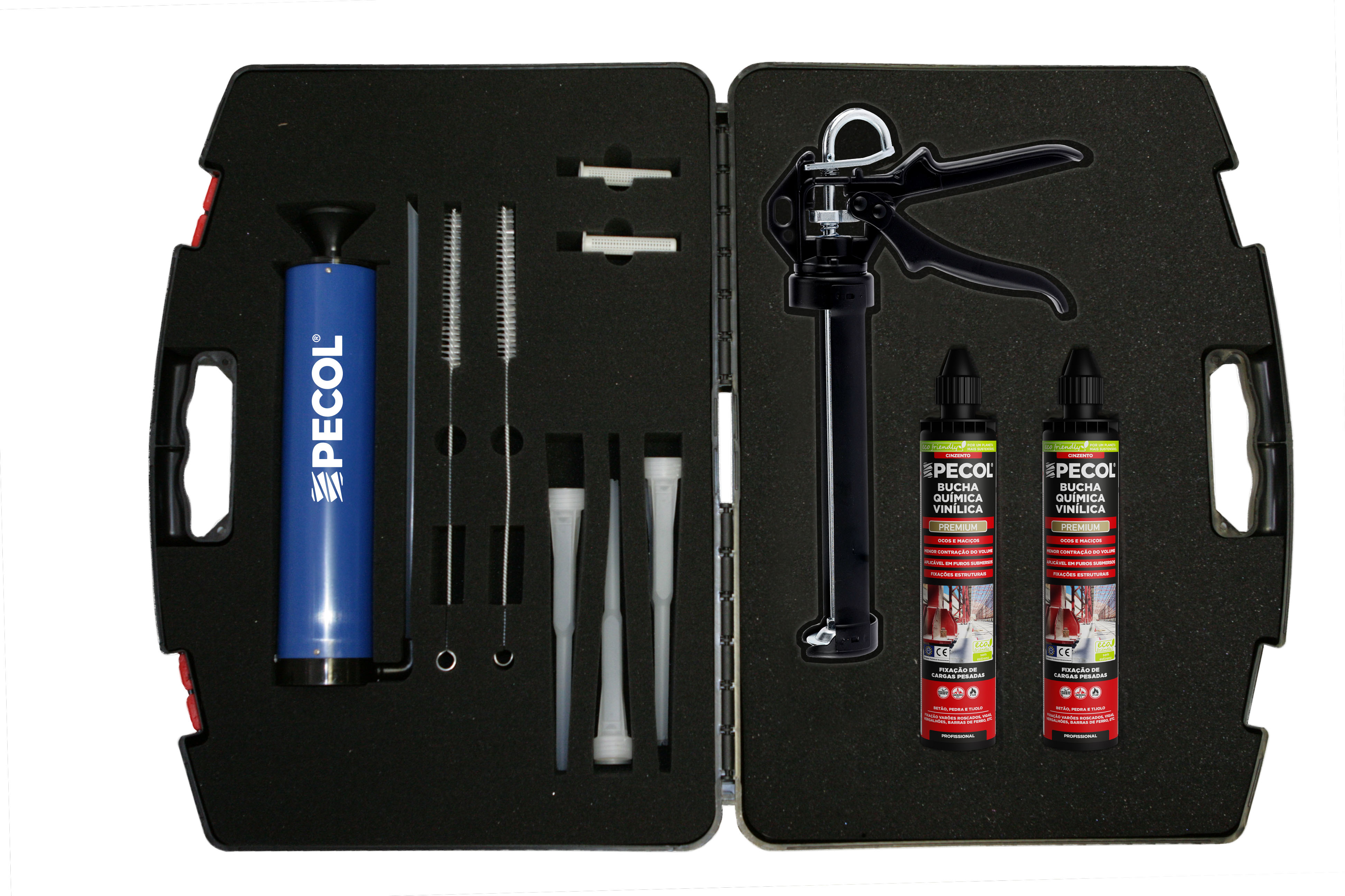 Mala para resina química