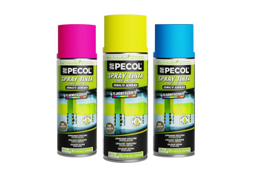 Spray Tinta Acrilica Fluorescente PECOL