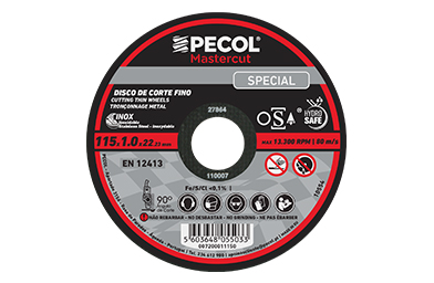 Disco Corte Fino Inox PECOL