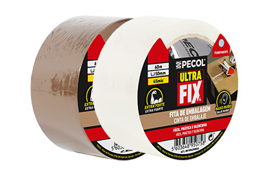 Fita Adesiva de Embalagem Baixo Ruído